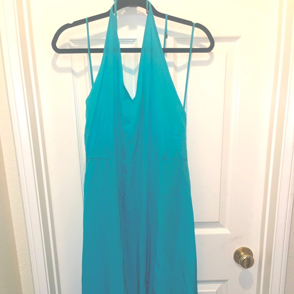 Haute Hippie, NEVER been worn. Pretty blue.